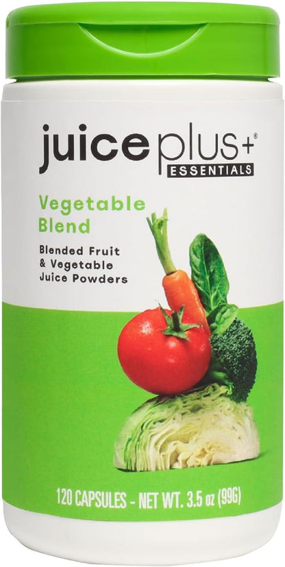 JuicePlus+ Vegetable Blend Capsules – Plant-Based Whole Food Supplement (60 Servings)